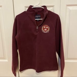 maroon harvard quarter zip